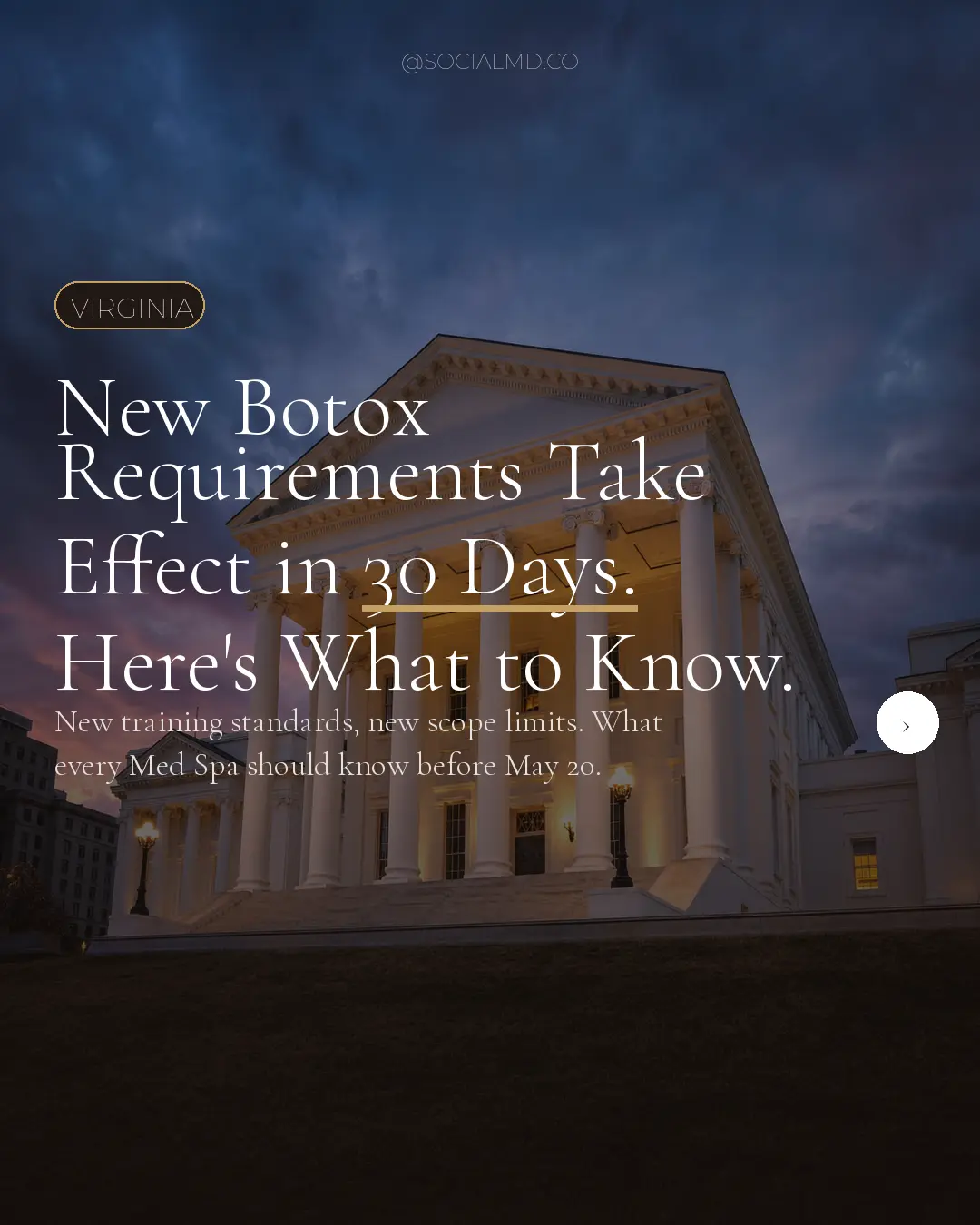 Virginia Botox Requirements 2026
